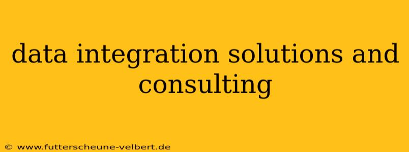 data integration solutions and consulting