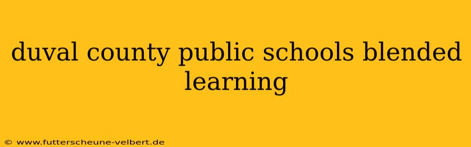 duval county public schools blended learning