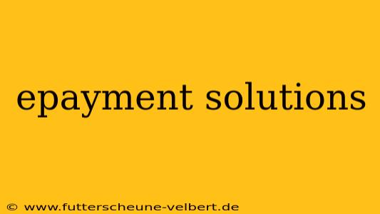 epayment solutions