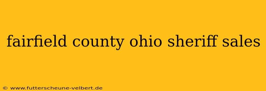 fairfield county ohio sheriff sales