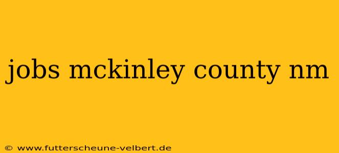 jobs mckinley county nm