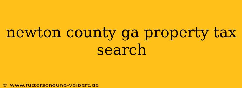 newton county ga property tax search