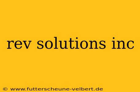 rev solutions inc