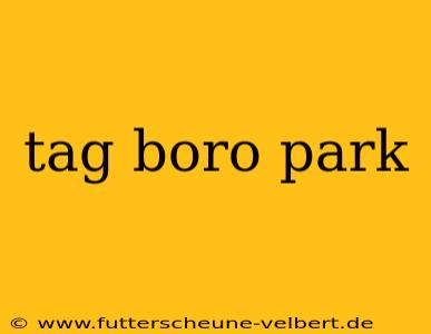 tag boro park
