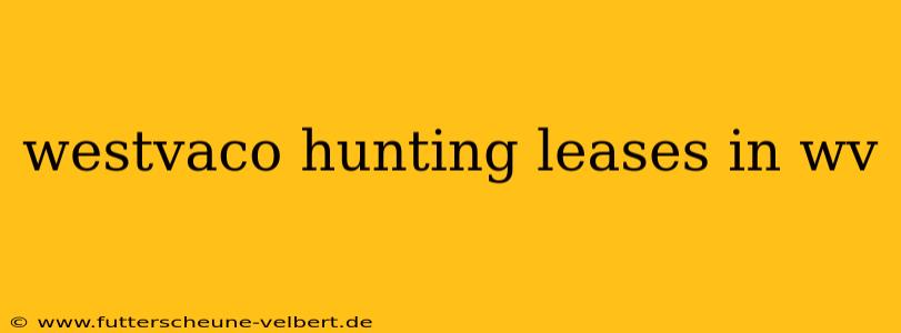 westvaco hunting leases in wv