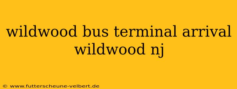 wildwood bus terminal arrival wildwood nj